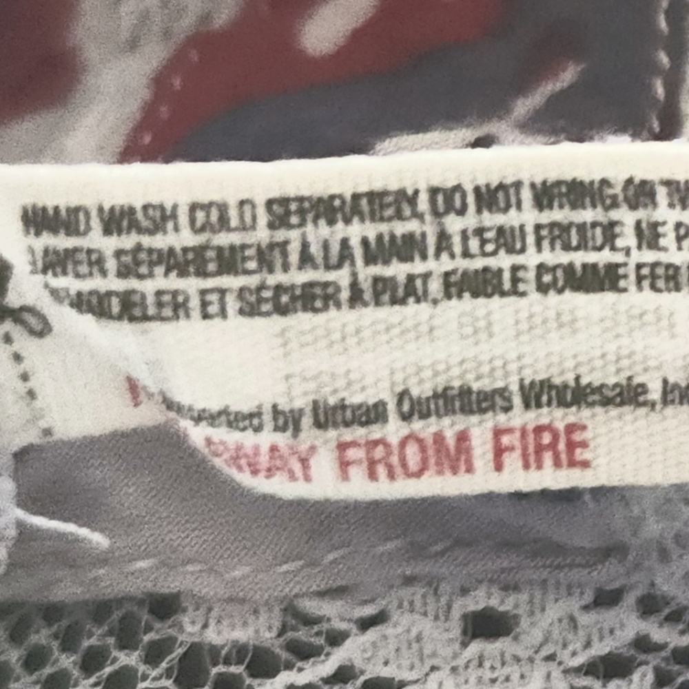 Intimately Free People Floral Voile Lace Trapeze Slip Dress Gray/Burgundy Sz MED - Picture 12 of 13